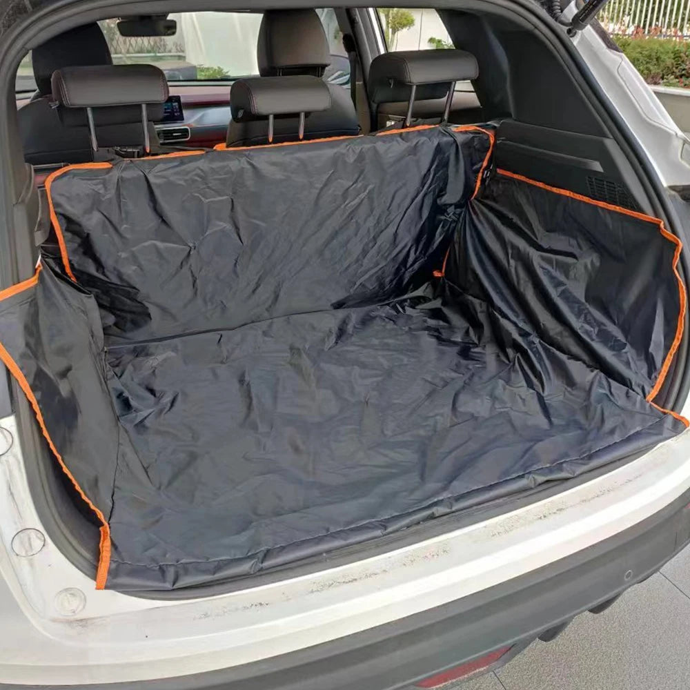 SUV Cargo Liner for Dogs, Waterproof Pet Cargo Cover Dog Seat Cover Mat for SUVs Sedans Vans
