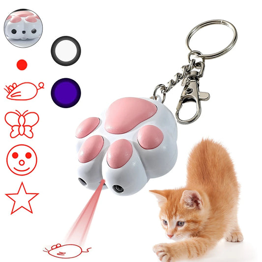 Pet Toys Cat USB Rechargeable Multifunctional Pet Laser Toy For Cats Interactive Funny Kitten Training Laser Toy Cat Accessories