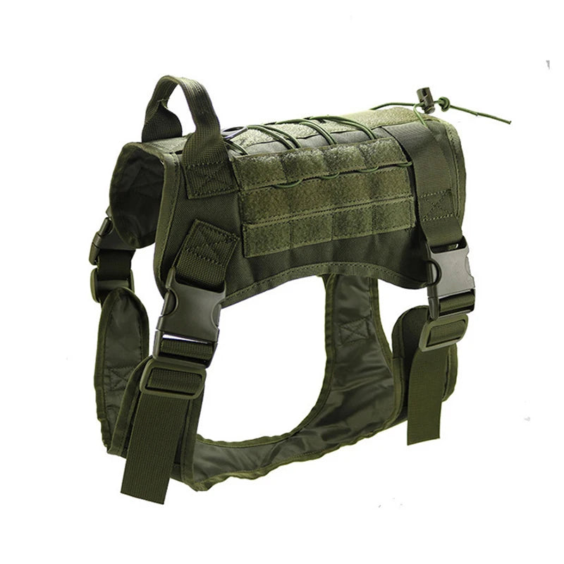 Tactical Dog Harness Military Pet German Shepherd  Pet Training Vest Dog Harness and Leash Set for Small Medium Large Dogs