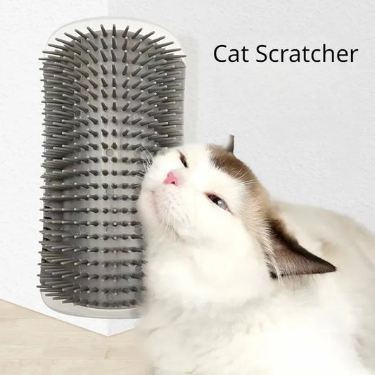 Soft Cat Corner Massage Self-beauty Device Catnip Cat Grooming Brush Face Comb Pet Grooming Supplies Products Home Garden