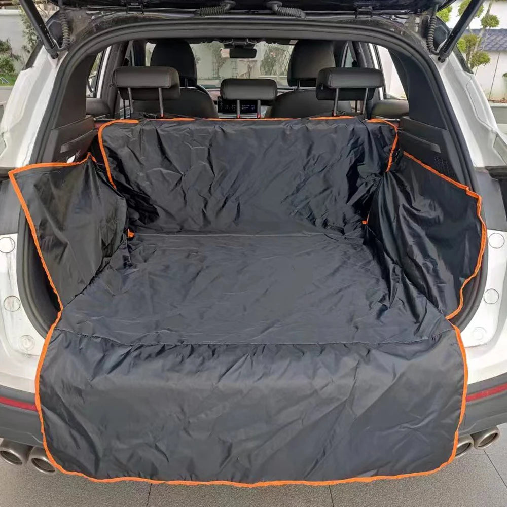 SUV Cargo Liner for Dogs, Waterproof Pet Cargo Cover Dog Seat Cover Mat for SUVs Sedans Vans